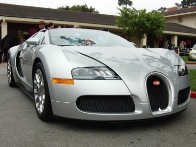 Bugatti Veyron solid silver