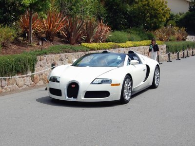 Bugatti Veyron solid white