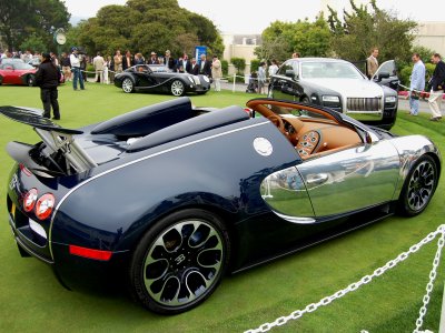 Bugatti Veyron Sang Bleu at Pebble Beach