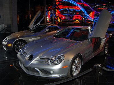 Mercedes McLaren SLR Petersen Auto Museum L.A.