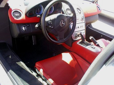 Mercedes McLaren SLR red interior