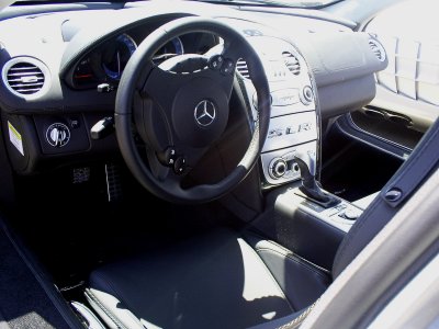 Mercedes McLaren SLR black interior