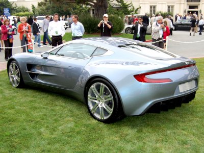 Aston Martin One 77 rear Pebble Beach
