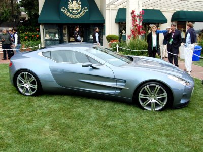 Aston Martin One 77 side Pebble Beach