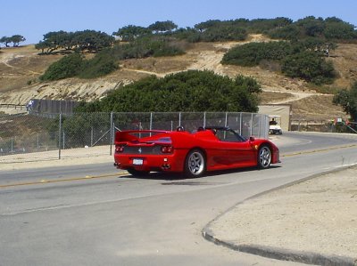 Ferrari F50 at Laguna Seca, Monterey, CA