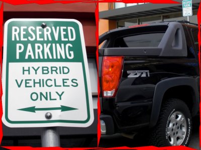 Reserved parking for HYBRIDs
