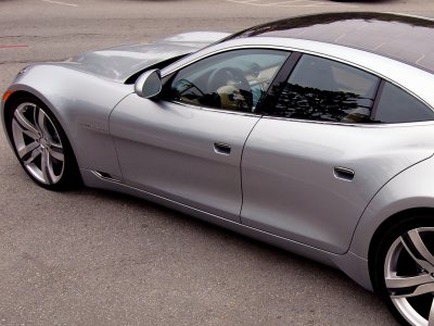 Fisker Karma fully electric EV luxury sedan