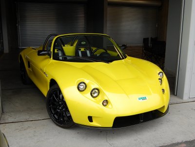 Saba fully electric sportscar EV zero emmissions