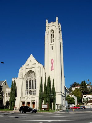 Catholic church north of Hollywood Blvd