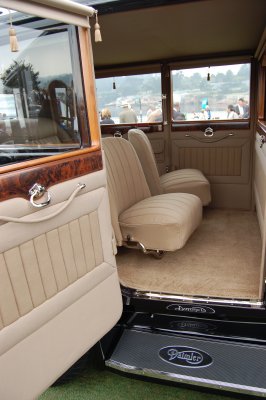 1928 Daimler interior