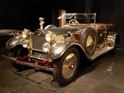 Polished aluminum 1926 Daimler