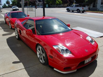 Acura NSX double vision red