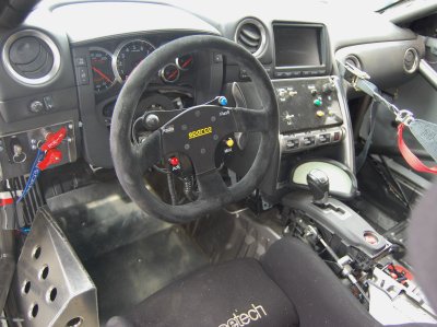 Nissan GTR racecar interior shot RARE 1 of 1
