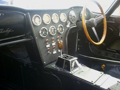 Toyota 2000GT racecar signed by Carroll Shelby