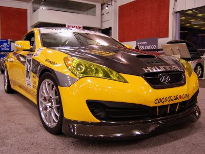 2011 Hyundai Genesis Coupe GOGOGEAR.com racecar
