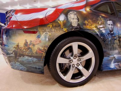 Airbrushed American Pride Camaro SS