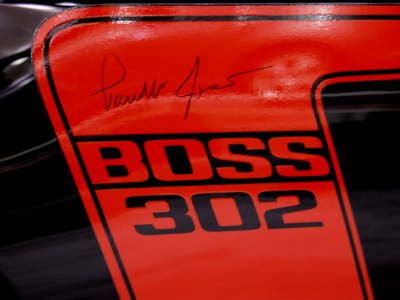 Parnelli Jones autograph Boss 302 Laguna Seca Edition