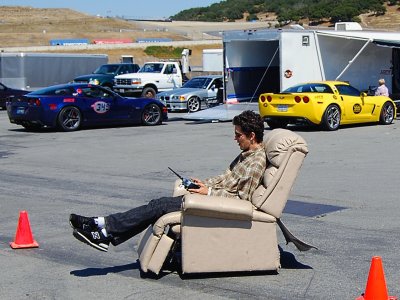 Electric powered LazyBoy with remote control