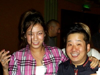Emily with Bobby Lee of Mad TV