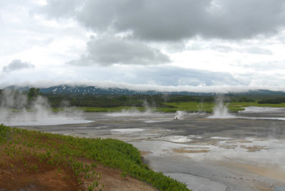   Geothermal activity in Uzon Caldera  Kamchatka