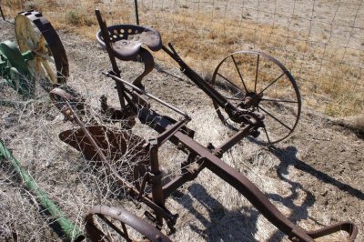 Small Ride-on Plow..