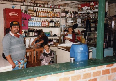 Pub owner and helpers