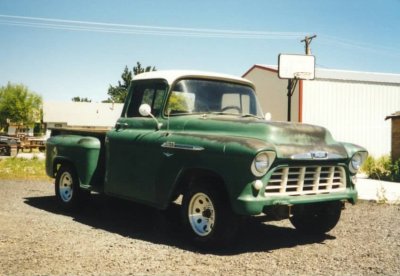 1956 Chev Pickup: A work in progress.