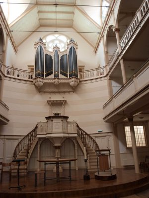 Amsterdam, prot gem Keizersgrachtkerk interieur 11, 2008