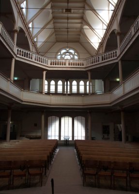 Amsterdam, prot gem Keizersgrachtkerk interieur 13, 2008