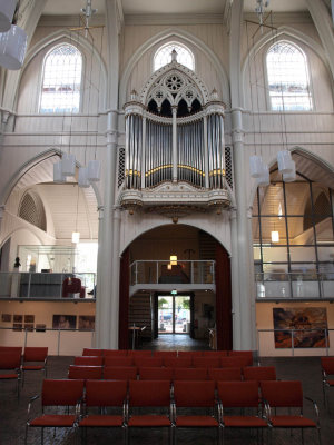 Amsterdam, prot Amstelkerk interieur, 2008