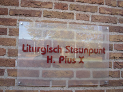 Alkmaar, RK voorm Pius X kerk bord, 2008.jpg