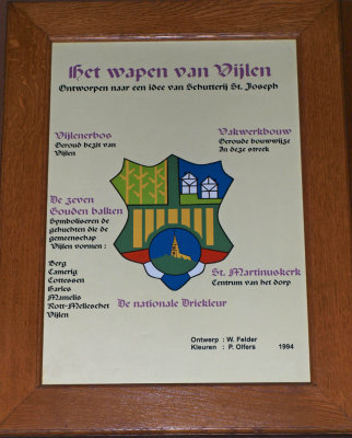 Vijlen, RK st Martinuskerk wapen, 2008.jpg