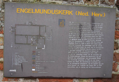 Velsen (zuid), PKN Engelmunduskerk info, 2009.jpg