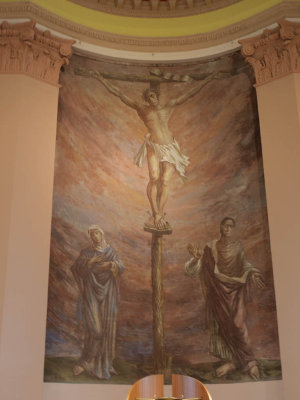 Den Helder, RK Petrus en Pauluskerk altaarschildering, 2009.jpg