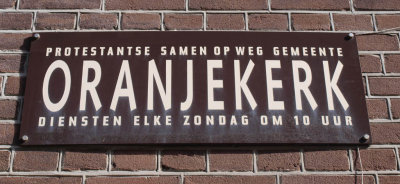Amsterdam, SOW Oranjekerk bord, 2009.jpg