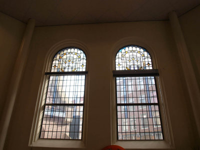 Amsterdam, SOW Oranjekerk ramen in deel waar nu st Warchild kantoor heeft 2, 2009.jpg
