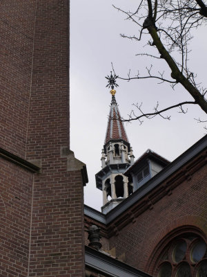 Amsterdam, SOW Oranjekerk spits 2de toren, 2009.jpg