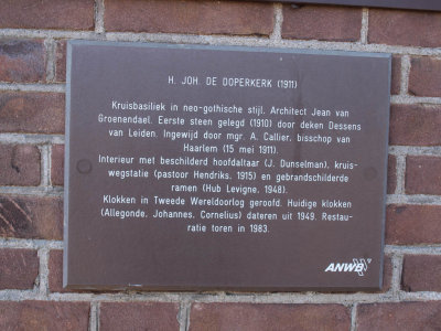 Katwijk ad Rijn, RK h Johannes de Doperkerk bord, 2009.jpg