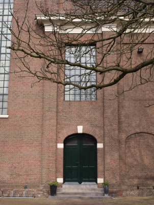 Zaandam, ev lutherse kerk en ev broederschap entree, 2009.jpg