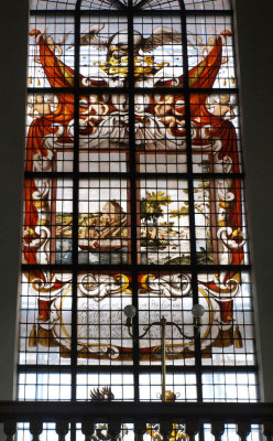 Zaandam, ev lutherse kerk en ev broederschap raam, 2009.jpg