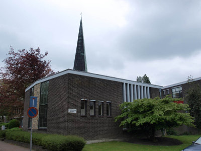 Hoorn, chr geref kerk hier diensten 1 (voorm RK kapel), 2009.jpg