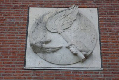 Heerenveen, het apostolisch genootschqp muurversiering [004], 2009.JPG