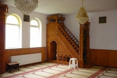 Heerenveen, moskee Turkse interieur 2 [004], 2009.JPG