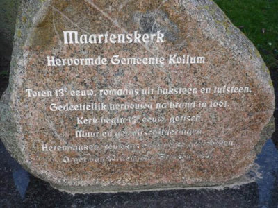 Kollum, Maartenskerk Infosteen [004], 2008.jpg
