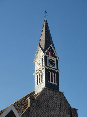 Schagerbrug, NH kerk torenspits, 2008