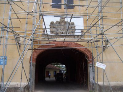 Sri Lanka, restauratie VOC poort te Galle [003], 2008