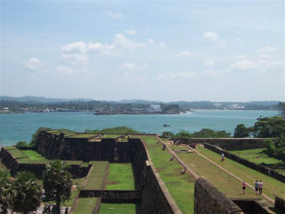 Sri Lanka, zicht op wallen fort te Galle [003], 2008