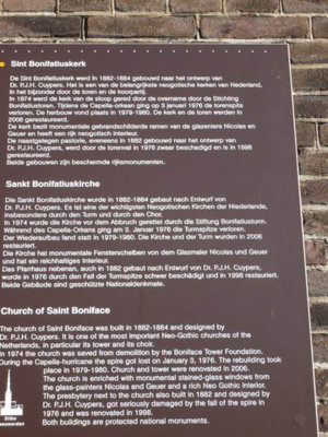 Leeuwarden, informatiebord  RK Bonfatiuskerk [004], 2008.jpg