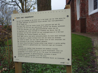 Noordwolde, NH kerk info, 2008