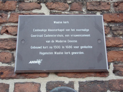 Zwolle, waalse kerk info, 2008.jpg